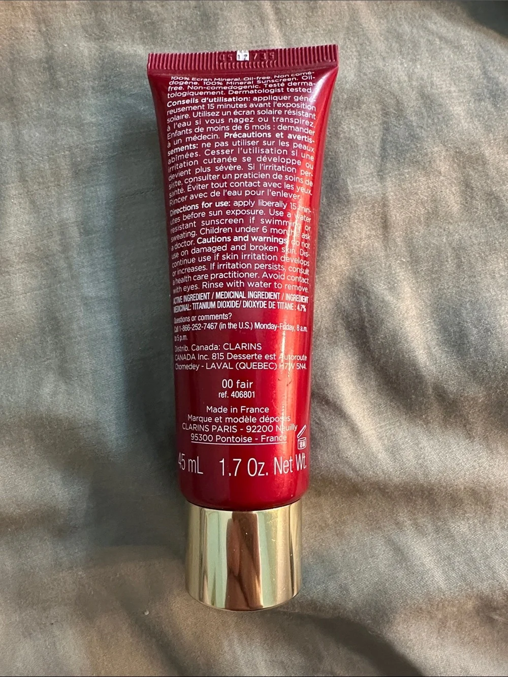 NEW Clarins Skin Perfecting Cream